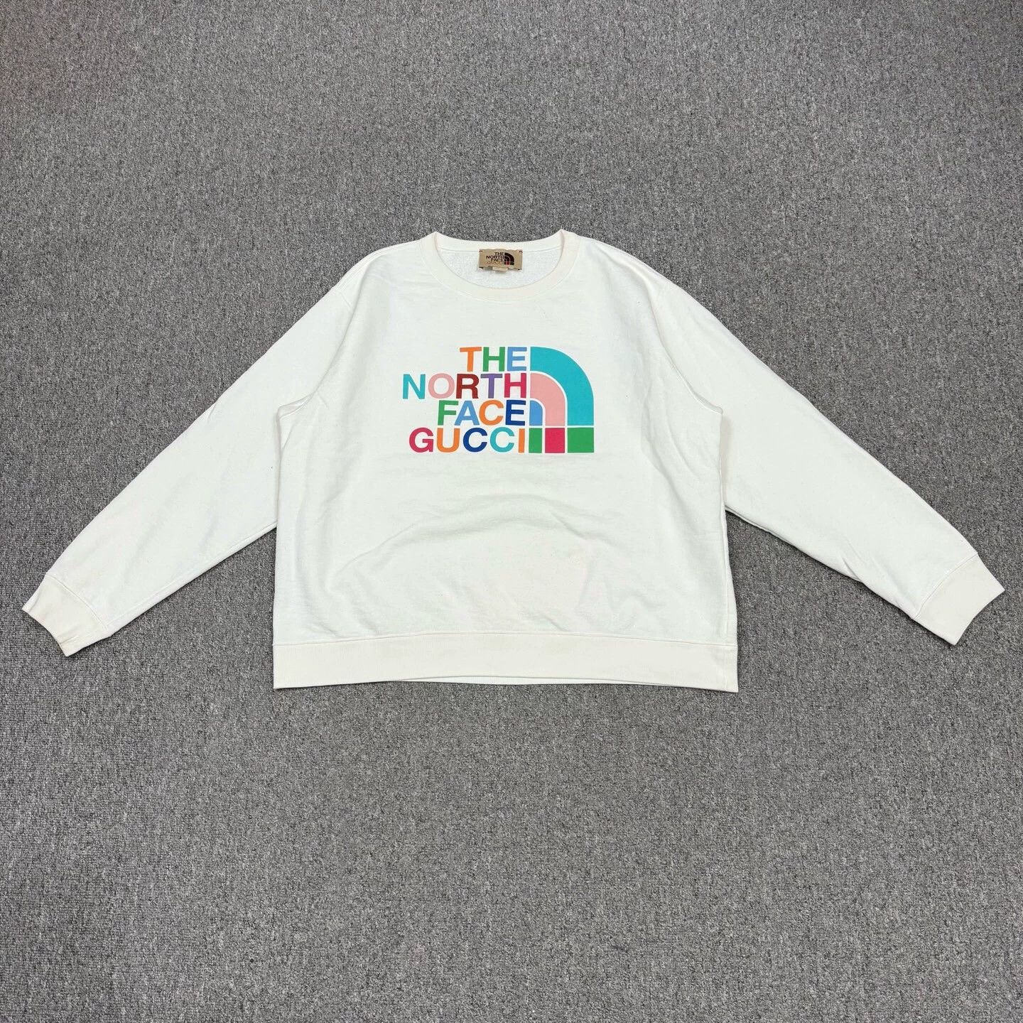 Gucci Gucci x The North Face white hoodie L 99 new Size L / US 10 / IT 46 - 1 Thumbnail