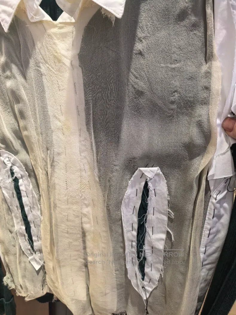 Maison Margiela Maison Margiela White stitched shirt Size M / US 6-8 / IT 42-44 - 3 Thumbnail