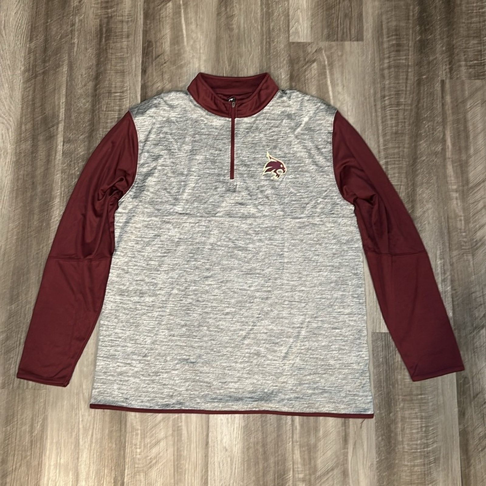 Colosseum Athletics Texas State Bobcats Colosseum Quarter Zip Pullover - XL Size US XL / EU 56 / 4 - 2 Thumbnail