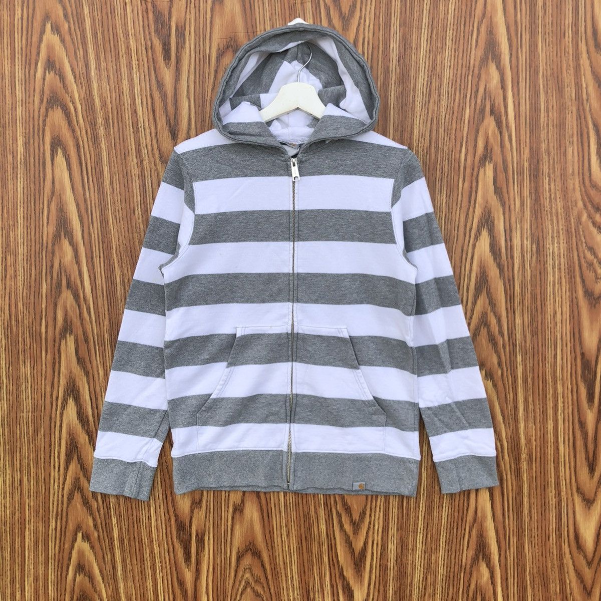 Carhartt Carhartt Striped Zipper Hoodie Size M / US 6-8 / IT 42-44 - 1 Thumbnail