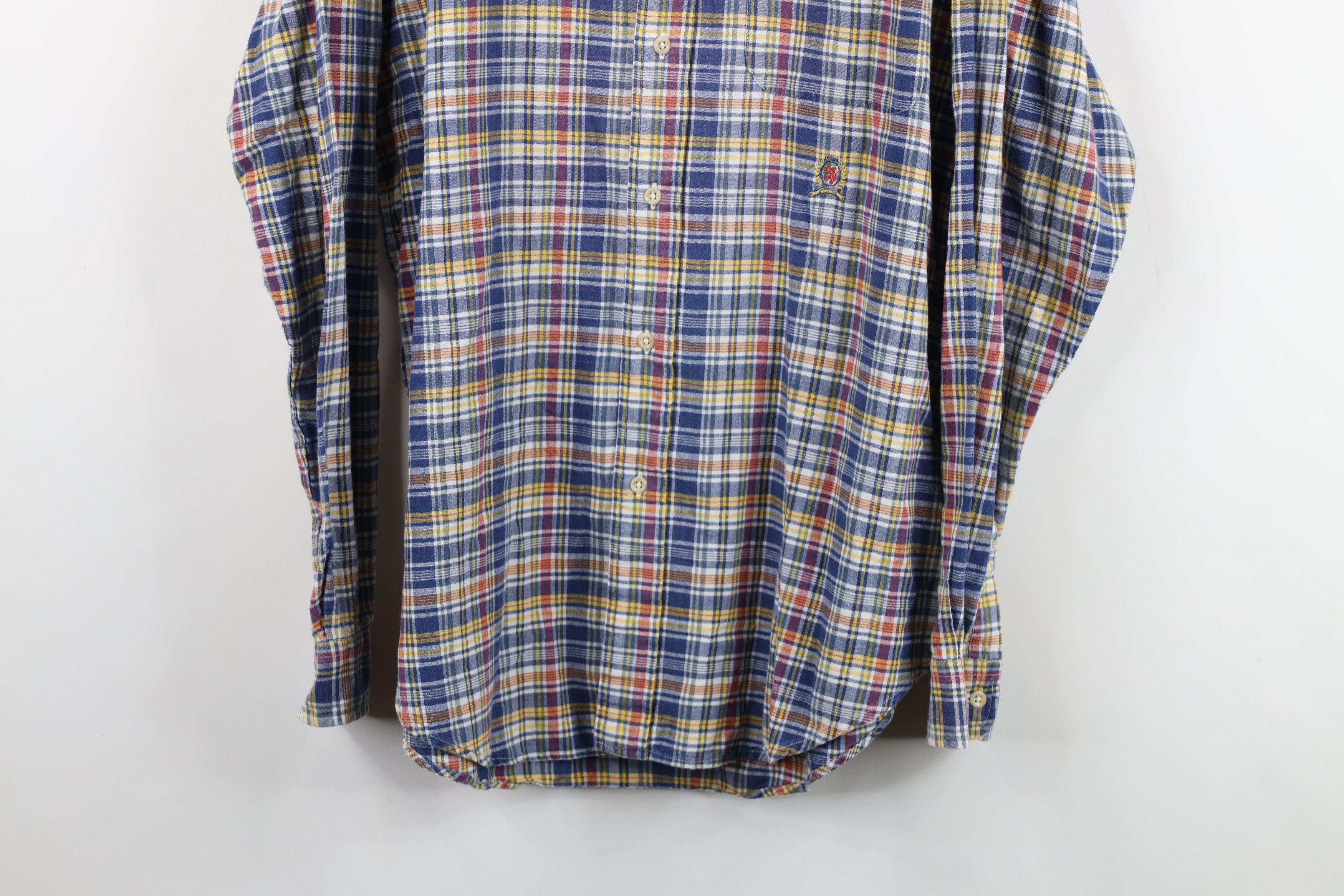 Tommy Hilfiger Vintage 90s Tommy Hilfiger Plaid Collared Button Down Shirt Size US M / EU 48-50 / 2 - 3 Thumbnail
