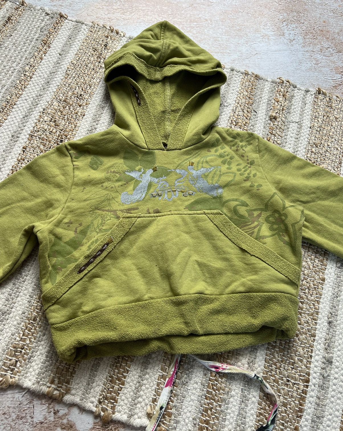 Japanese Brand × Vintage Vintage Japanese cropped hoodie Size S / US 4 / IT 40 - 3 Thumbnail
