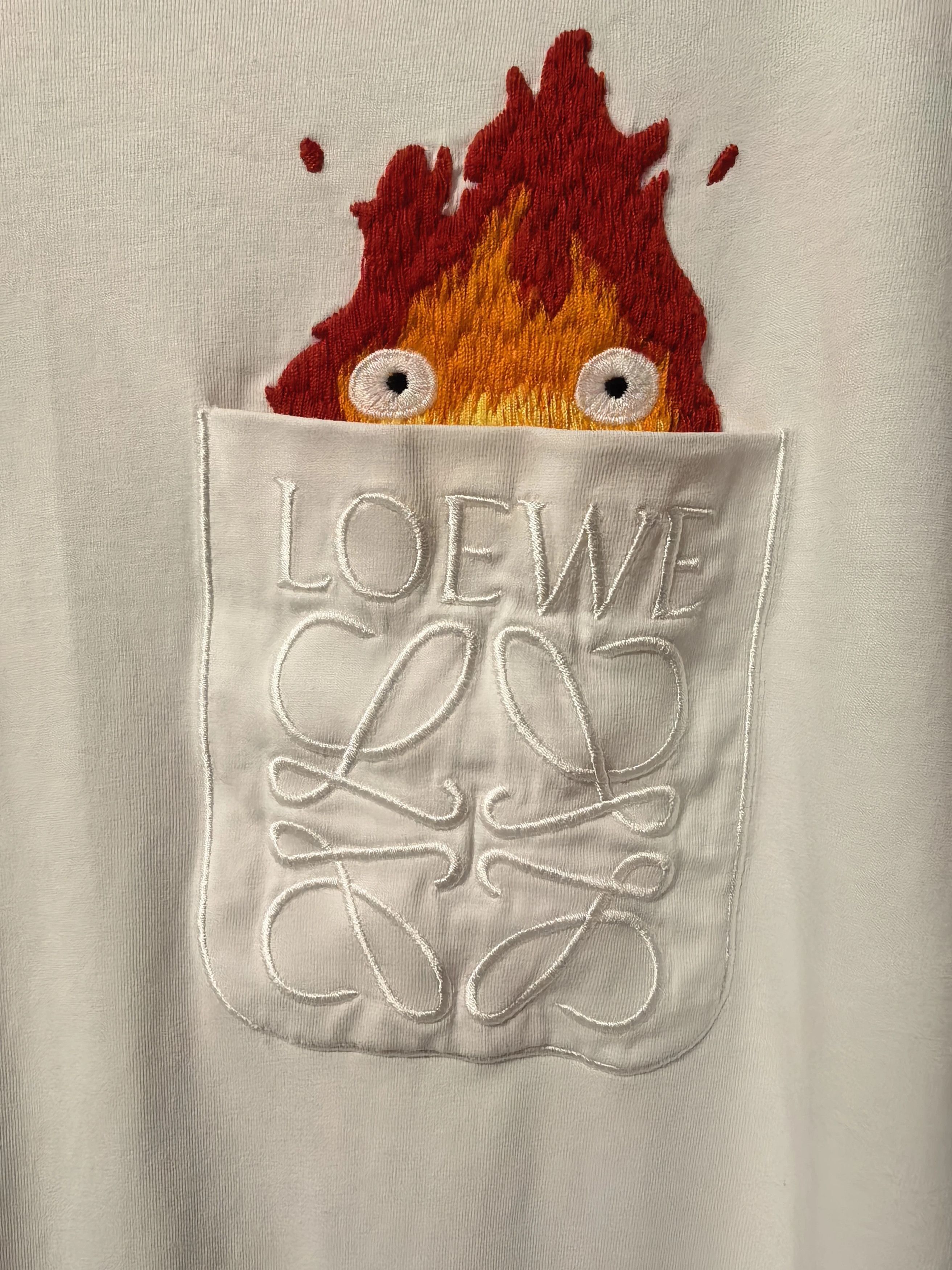 Loewe LOEWE x Howl's Moving Castle SS23 Flame T-shirt M Unworn Size US M / EU 48-50 / 2 - 5 Thumbnail