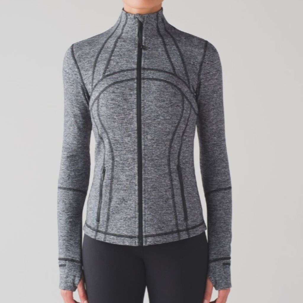 Lululemon Lululemon heathered black (first release) define jacket sz 4 Size S / US 4 / IT 40 - 10 Thumbnail