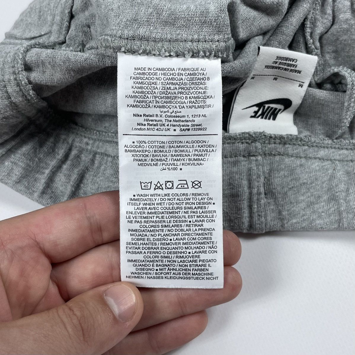 Nike Nike Cotton Swoosh Shorts Size US 32 / EU 48 - 8 Thumbnail