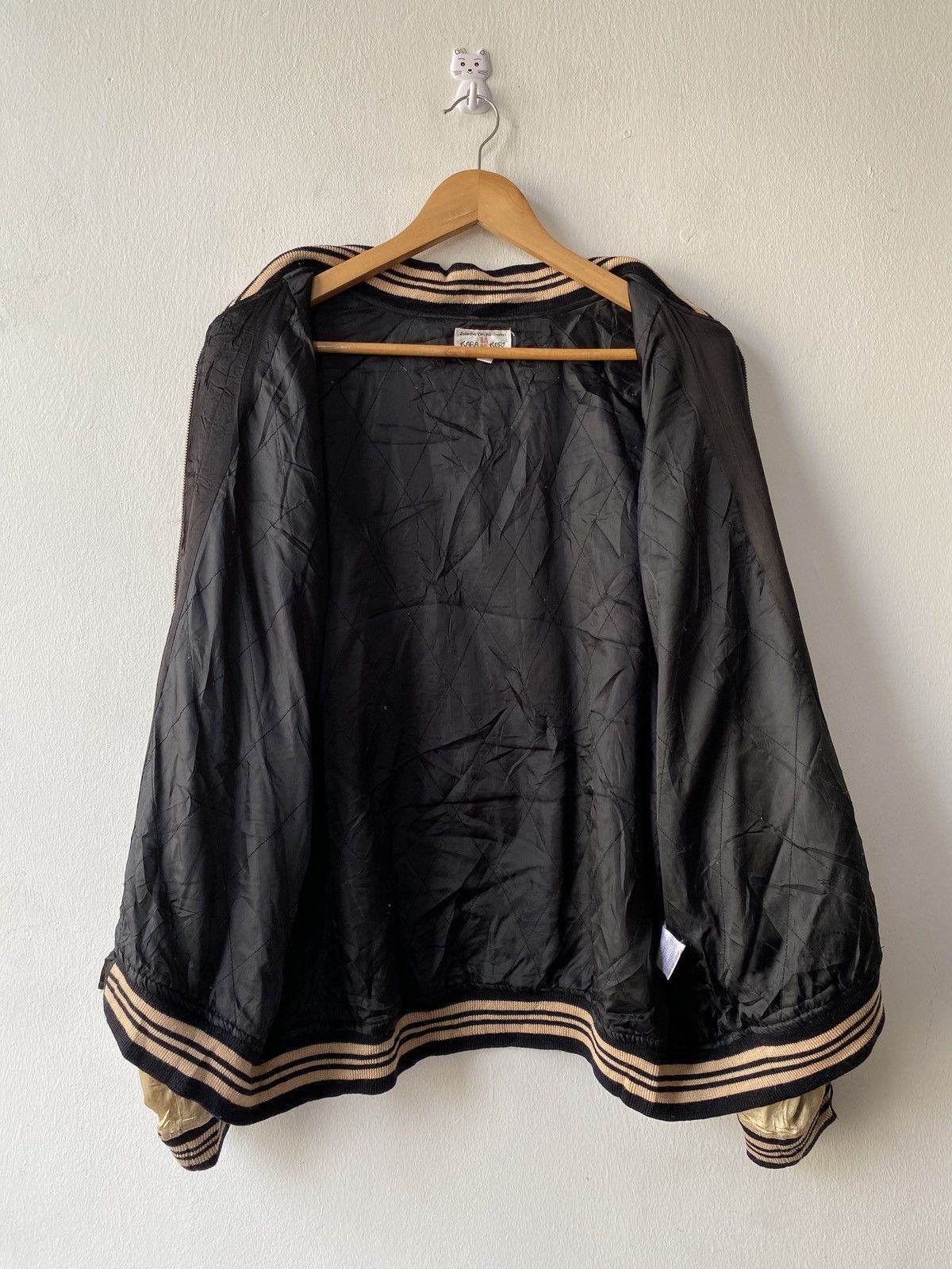 Japanese Brand × Vintage Vintage Karakuri Tamashi Japan Traditional Sukajan Jacket Size US L / EU 52-54 / 3 - 11 Thumbnail