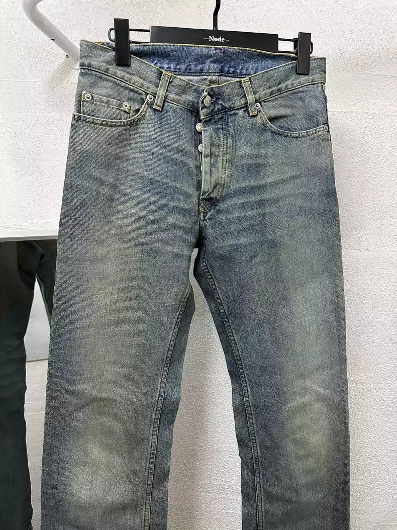 Helmut Lang Helmut Lang Helmut Lang Mud dyed washed jeans-2507 Size US 30 / EU 46 - 2 Thumbnail