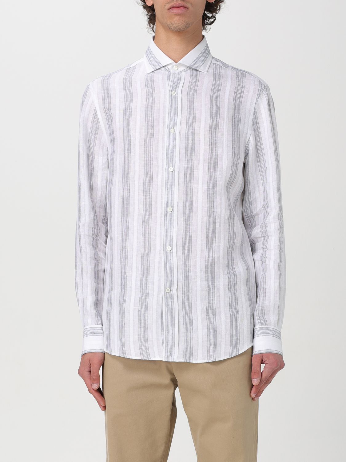 image of Brunello Cucinelli Shirt Men White (Size XL)