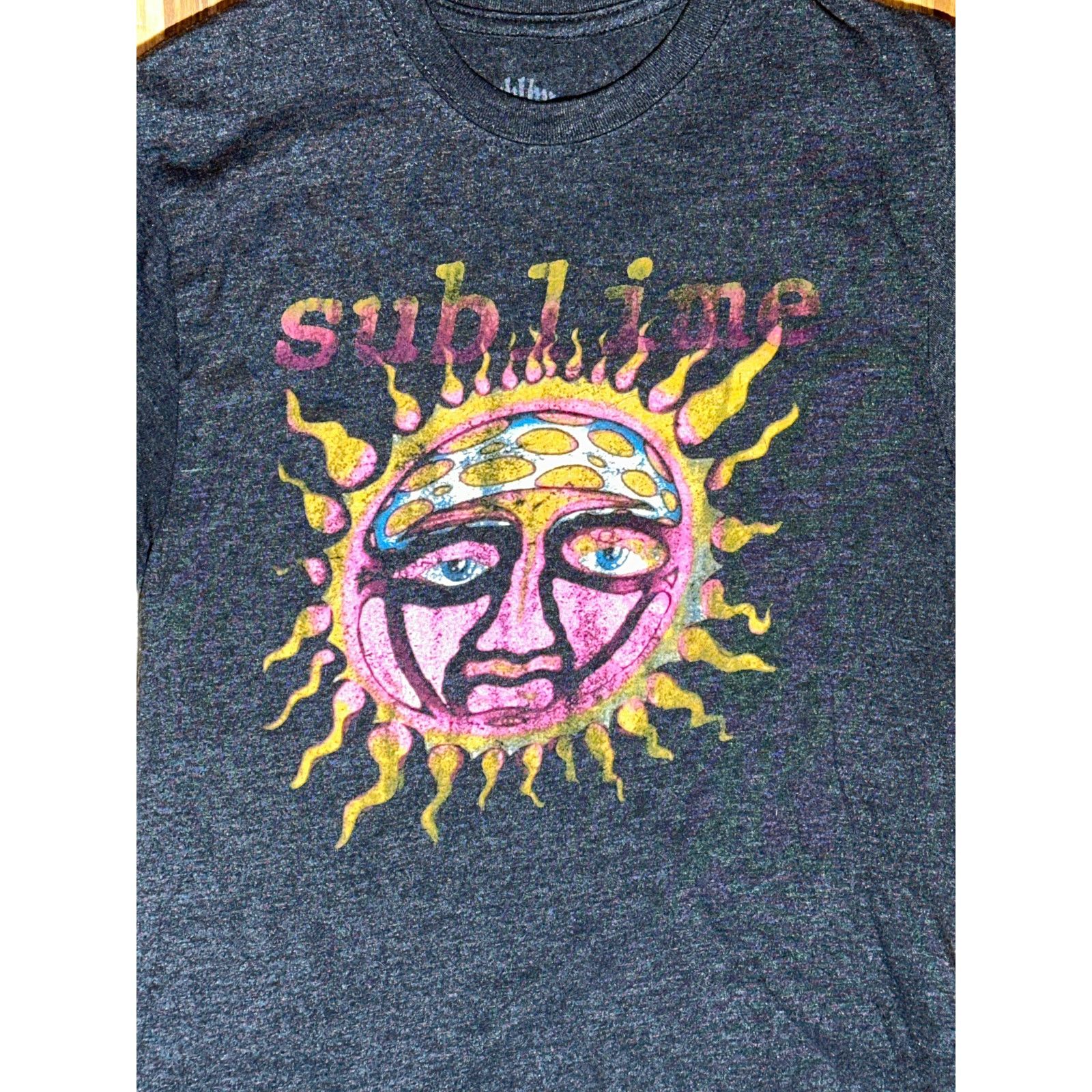 Sublime Black Sublime Pink And Orange Sun logo Tshirt Size Medium Size US M / EU 48-50 / 2 - 5 Thumbnail