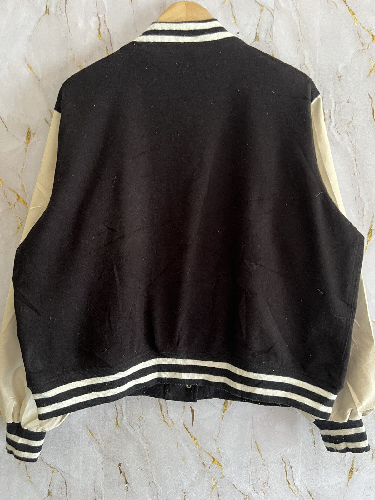 Japanese Brand 💀 AQUAIST VARSITY – STREET WAR JACKET 💀 Size US L / EU 52-54 / 3 - 2 Thumbnail