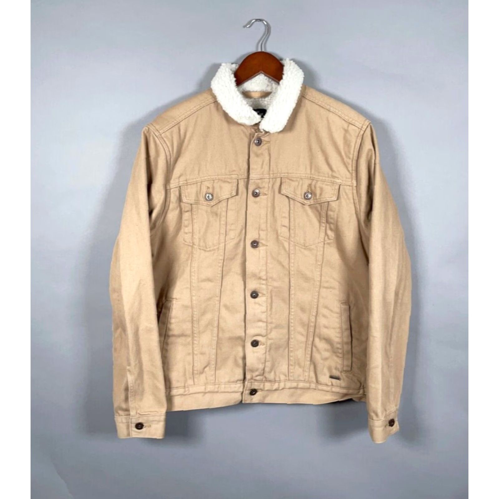 Denime Grunge Corduroy Jacket The 1964 Denim Company L Original Large Beige Bomber Jacket Mens XL (measures more like Large) Size US L / EU 52-54 / 3 - 2 Thumbnail