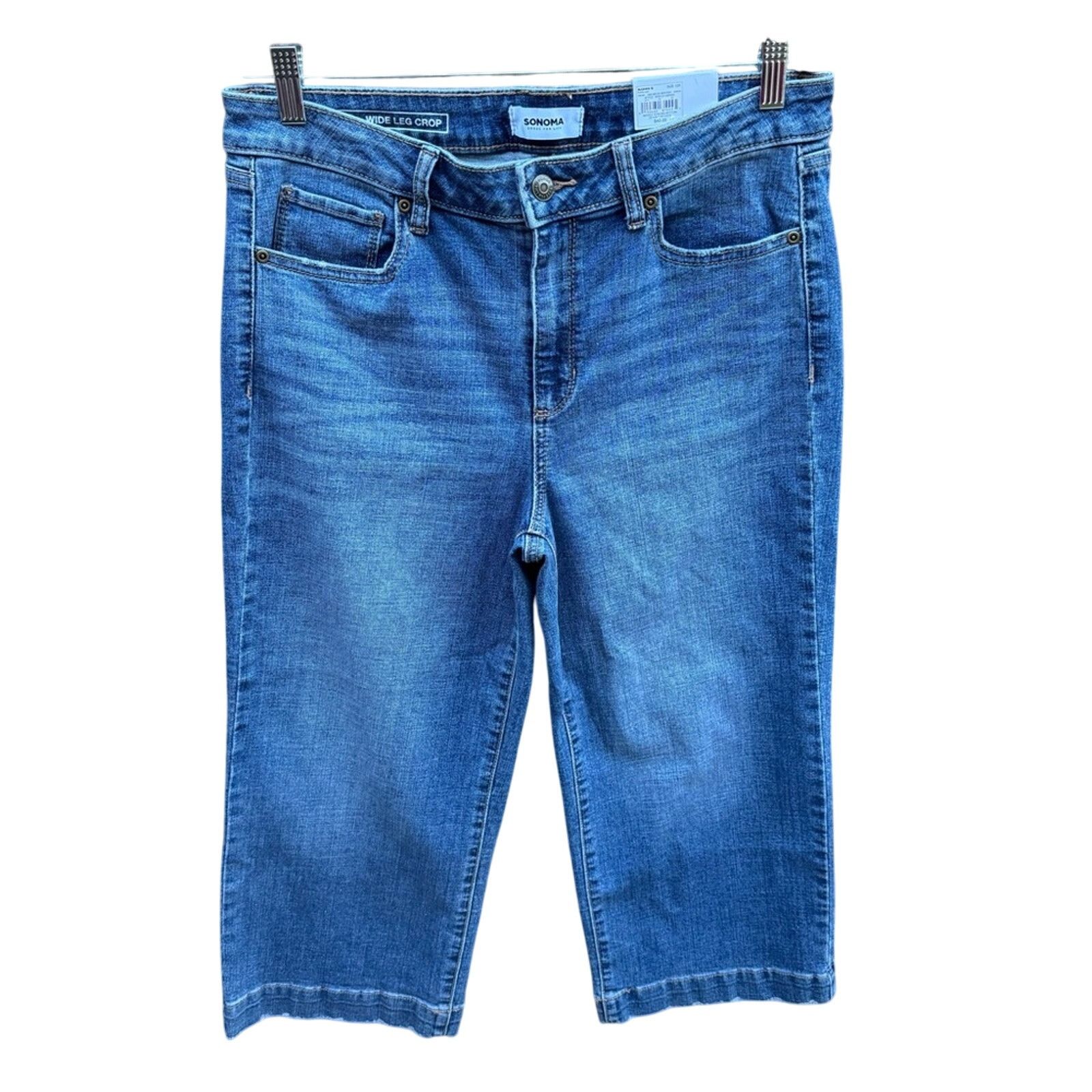 Sonoma NWT New Sonoma Womens Size 12R High Rise Denim Blue Jeans Size 34" / US 12 / IT 48 - 1 Thumbnail