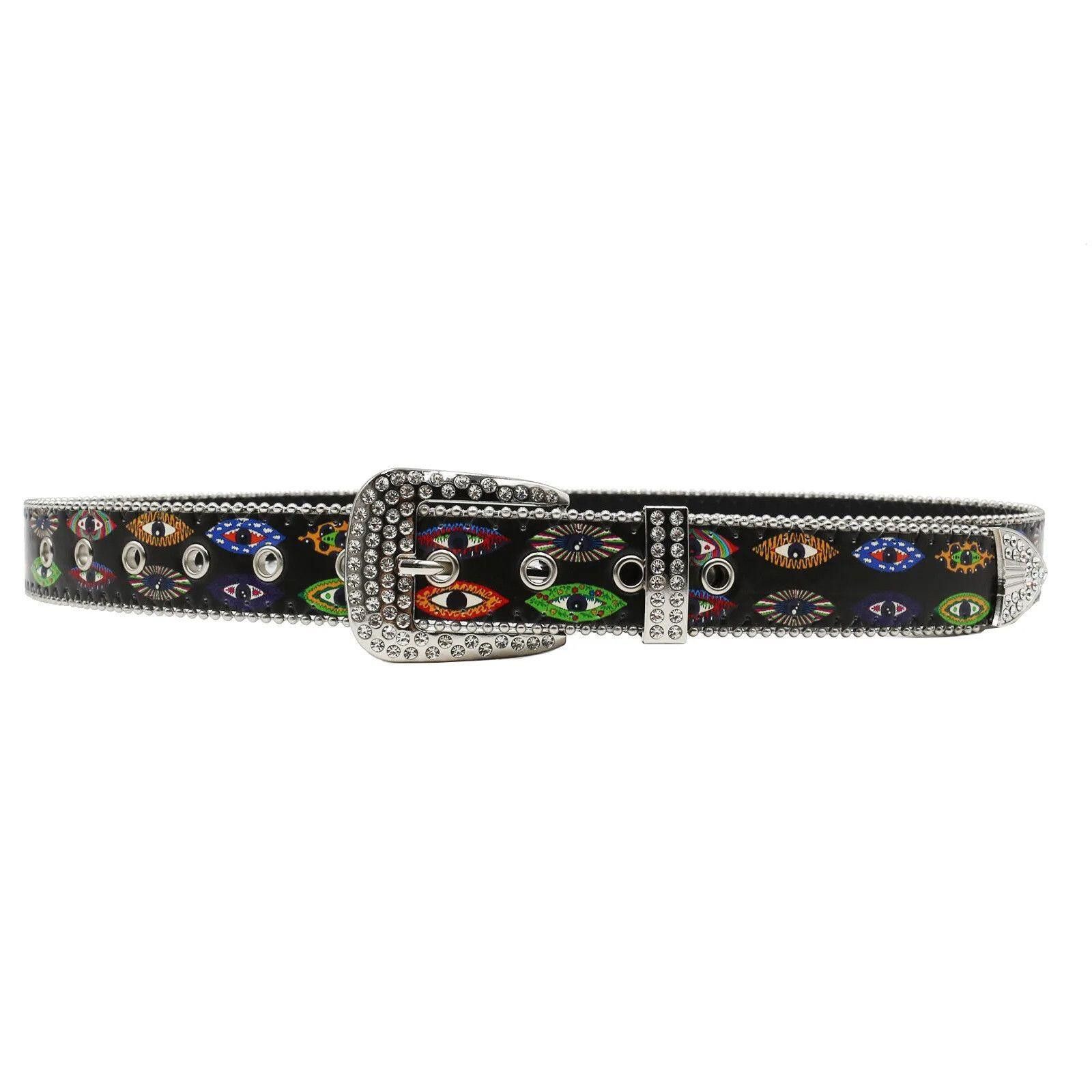 Jewelry Doodle Art Watercolor Punk Style Belt Size ONE SIZE - 5 Thumbnail