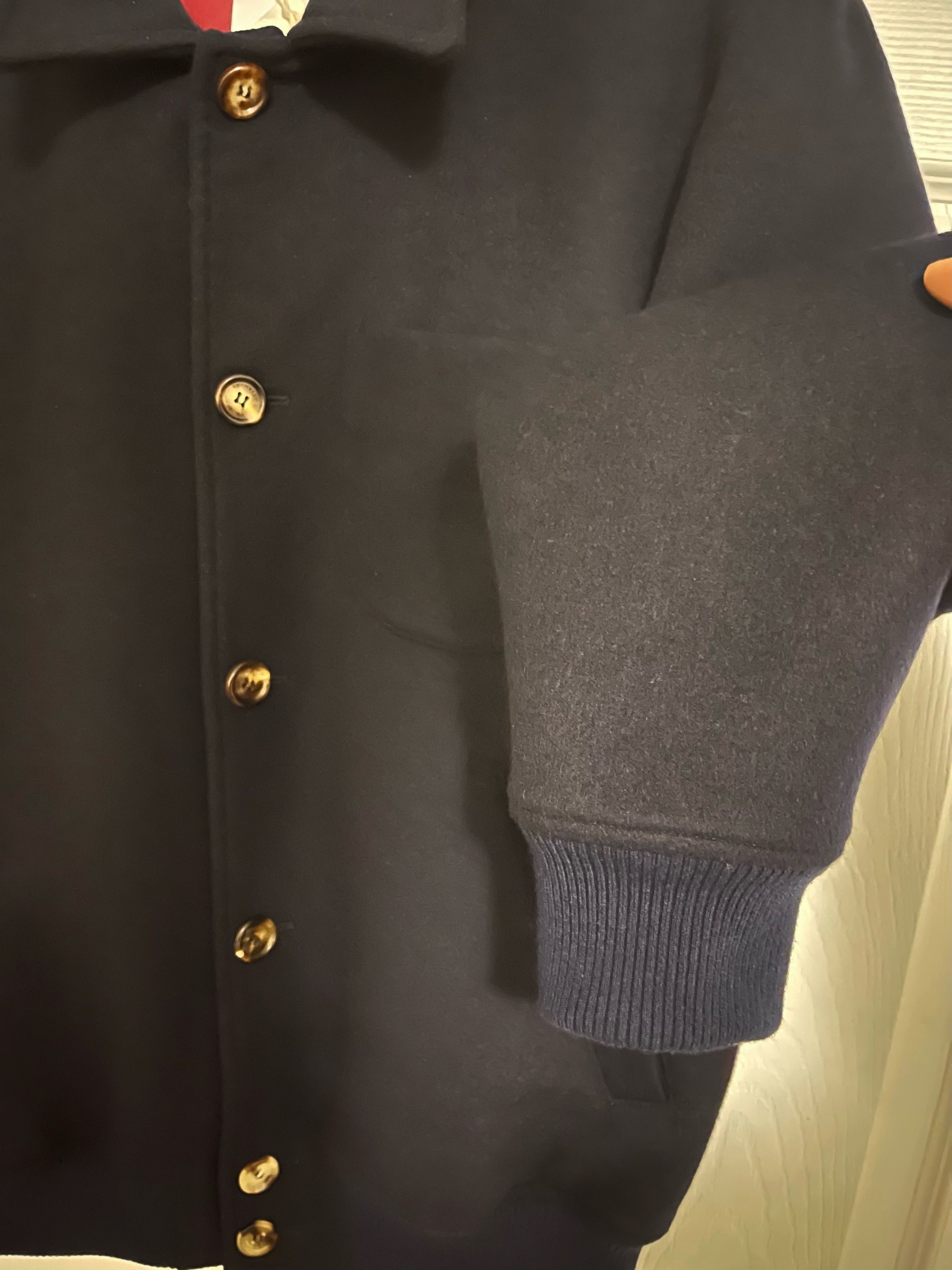 Brunello Cucinelli Brunello Cucinelli Melton Wool Flight Jacket Size 50 IT Size US M / EU 48-50 / 2 - 10 Thumbnail