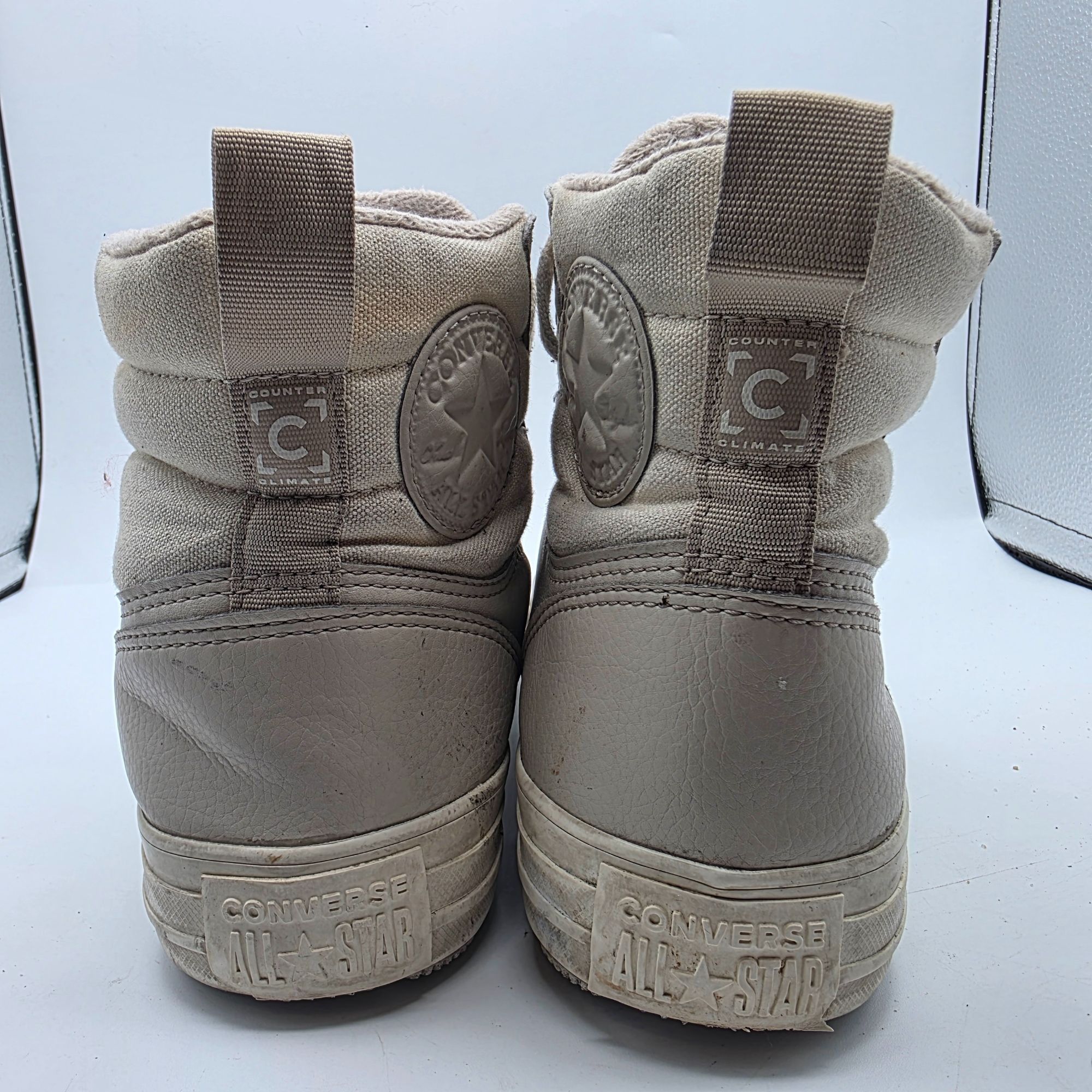 Converse Chuck Taylor All Star Berkshire Boot Womens Size 9 White Win Size US 9 / IT 39 - 4 Thumbnail