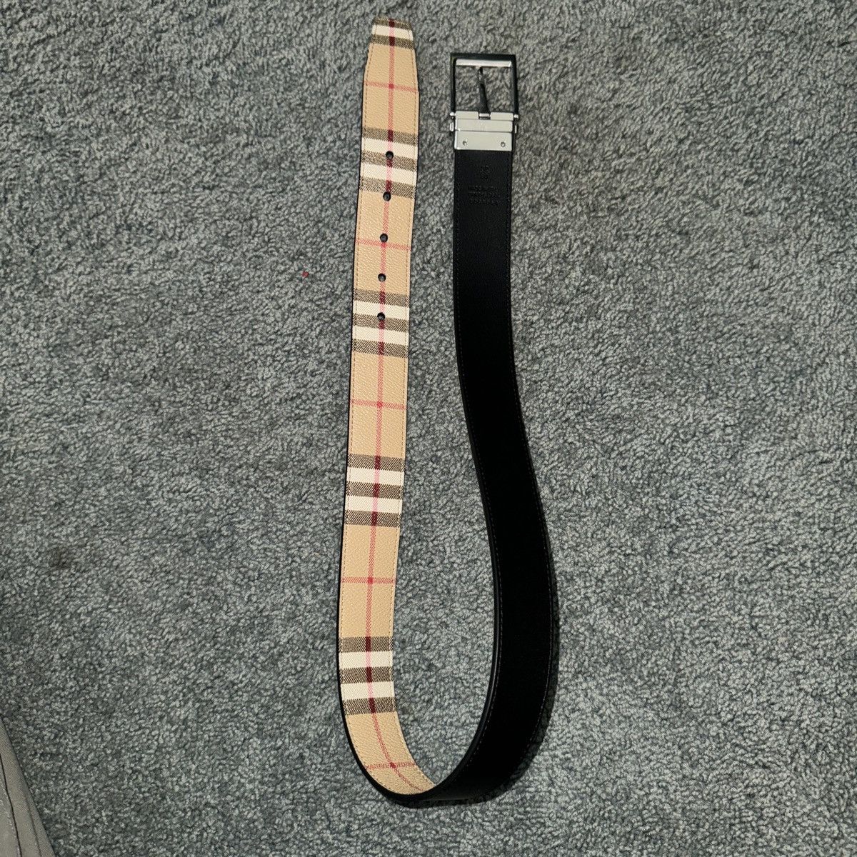 Burberry Burberry Reversible Belt Size 32 - 2 Thumbnail