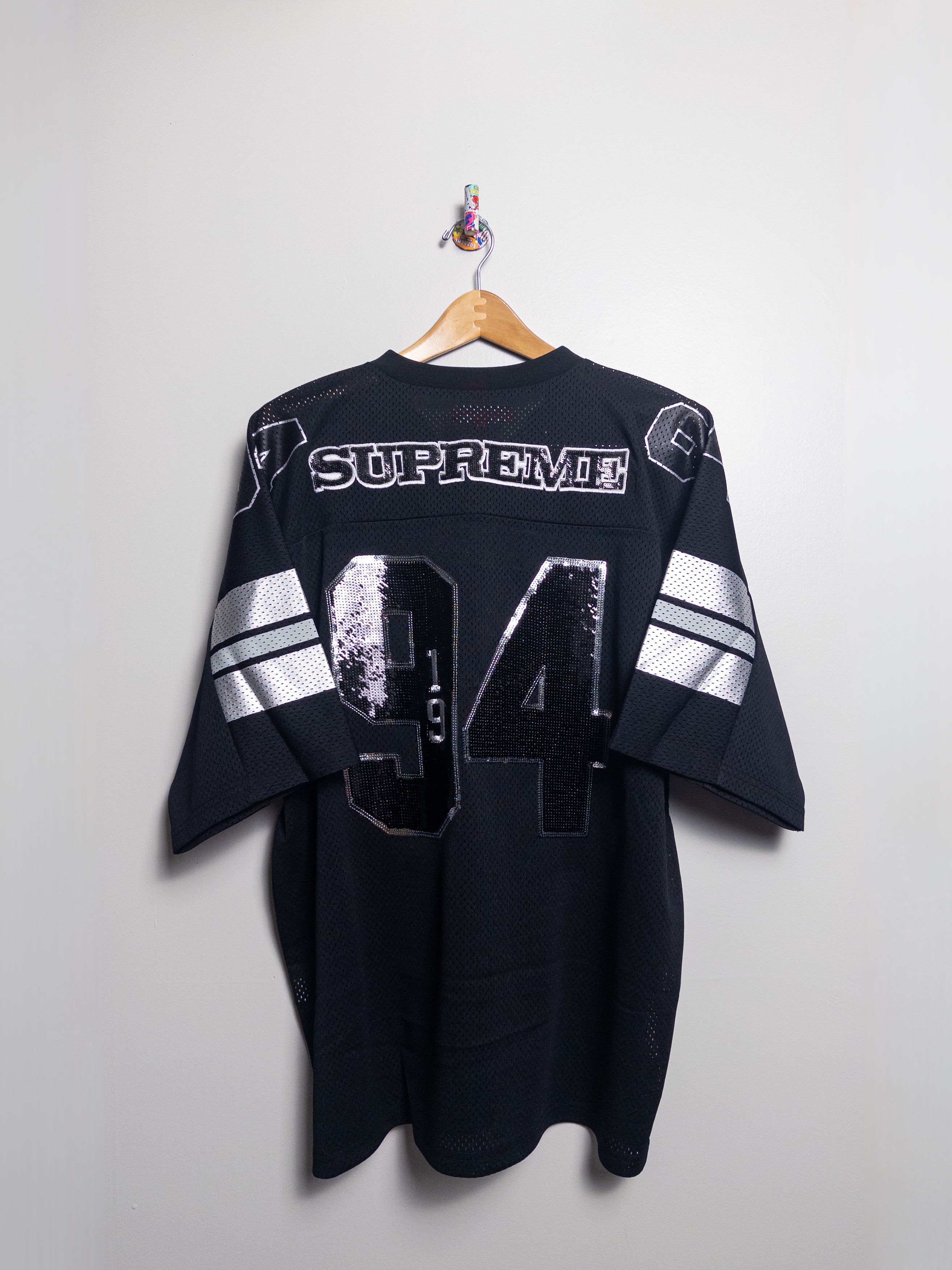 Supreme SEQUIN FOOTBALL JERSEY Size US L / EU 52-54 / 3 - 2 Thumbnail