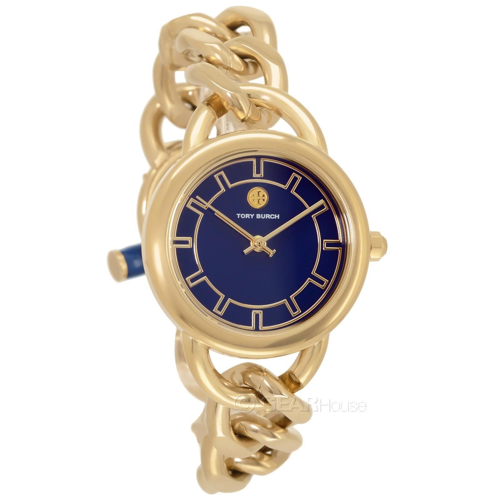Other TORY BURCH Ravello Women's Gold Watch, Navy Blue Dial Size ONE SIZE - 6 Thumbnail
