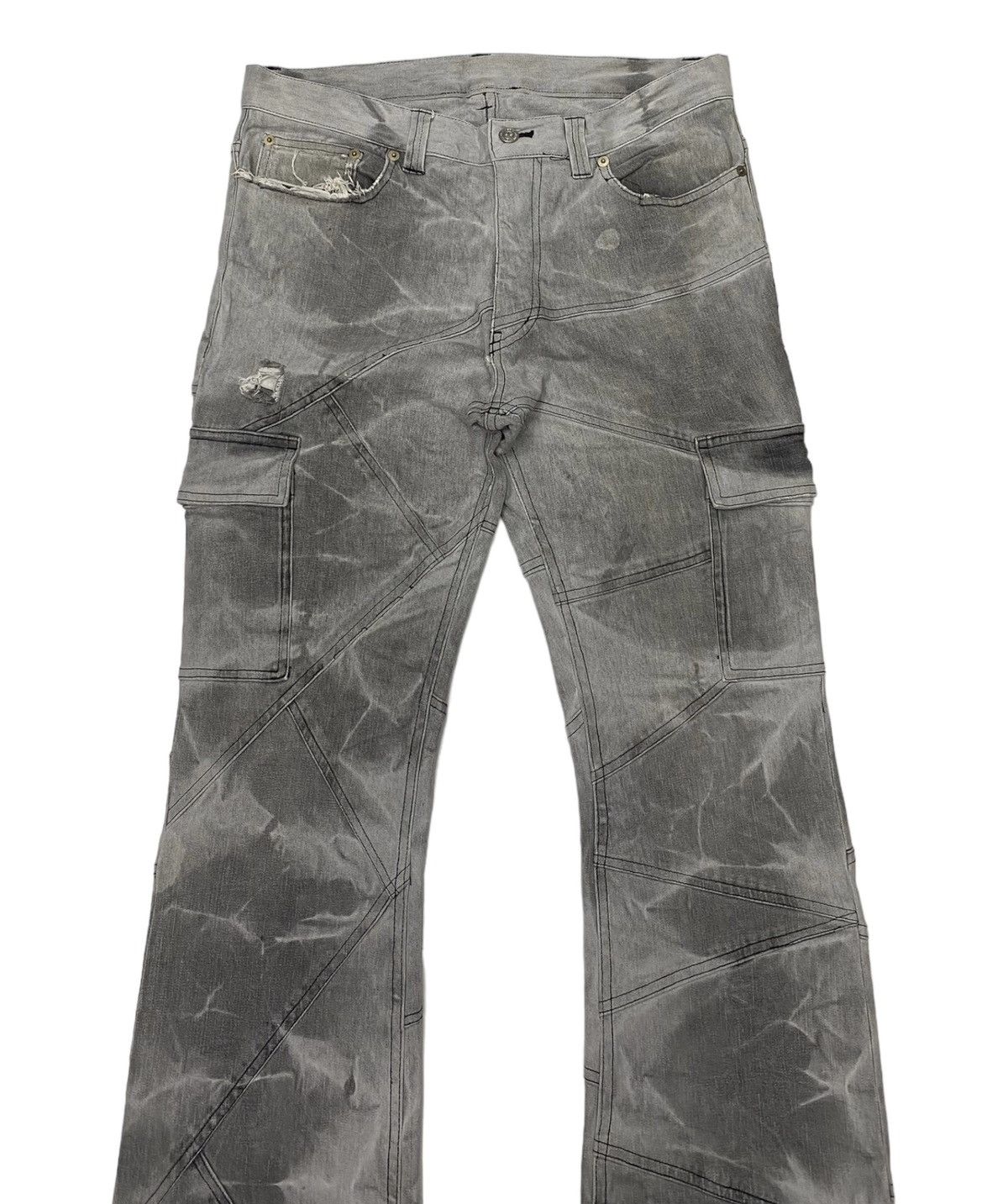 Beauty Beast × Hysteric Glamour 🔥MODERN LOVERS MULTI POCKET FLARE CARGO PANTS Size US 32 / EU 48 - 7 Thumbnail