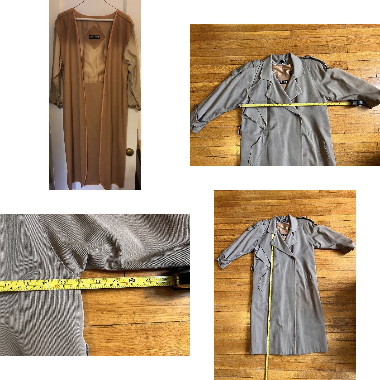 Vintage VINTAGE Steve by Searle Trench Coat Women’s 6 Beige Coat Steve by Searle Trench Coat Beige 6 Women’s Vintage Size M / US 6-8 / IT 42-44 - 9 Thumbnail
