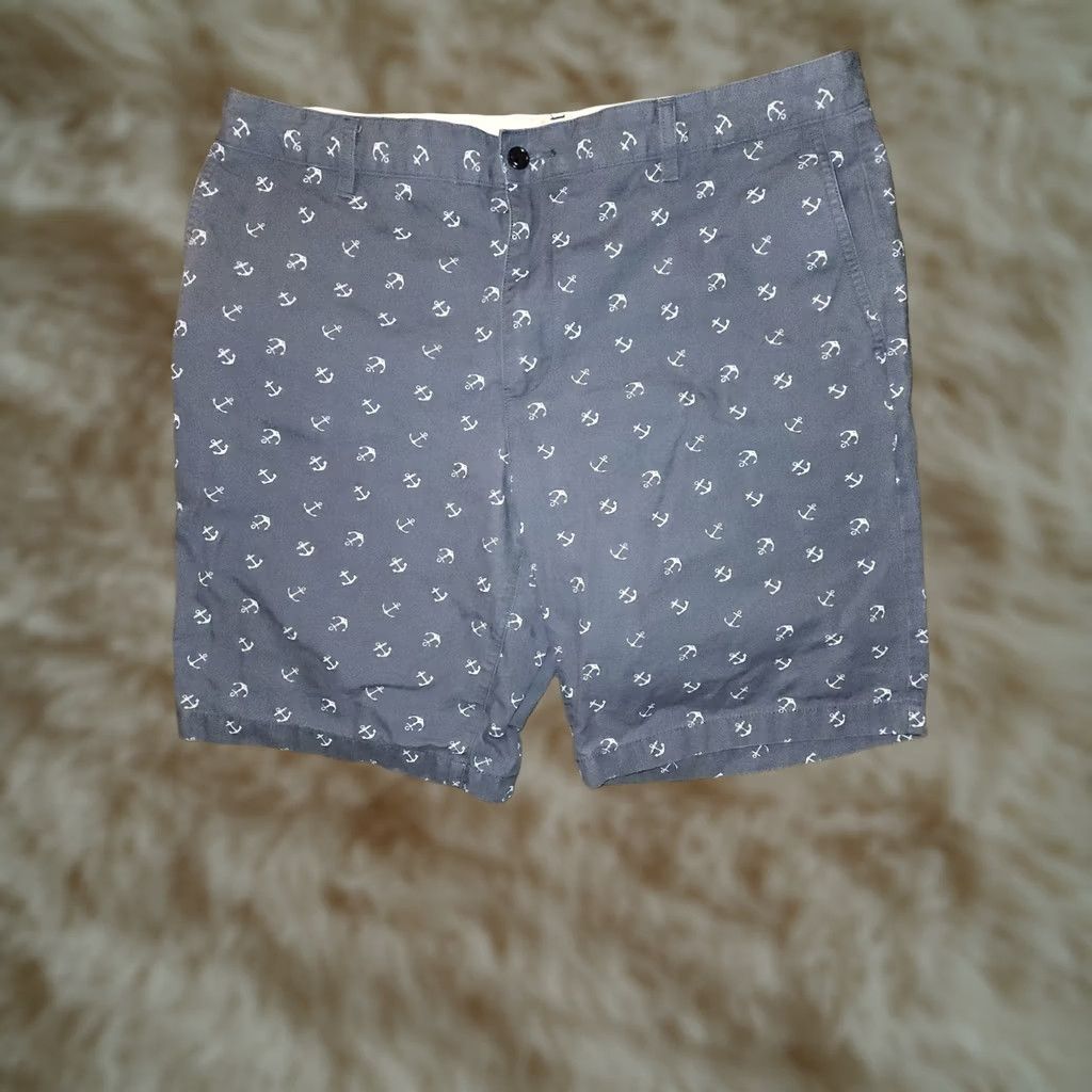 Dockers Dockers Chino Shorts Men's 38 Blue Mid Rise Anchors Nautical Preppy Size US 38 / EU 54 - 1 Thumbnail