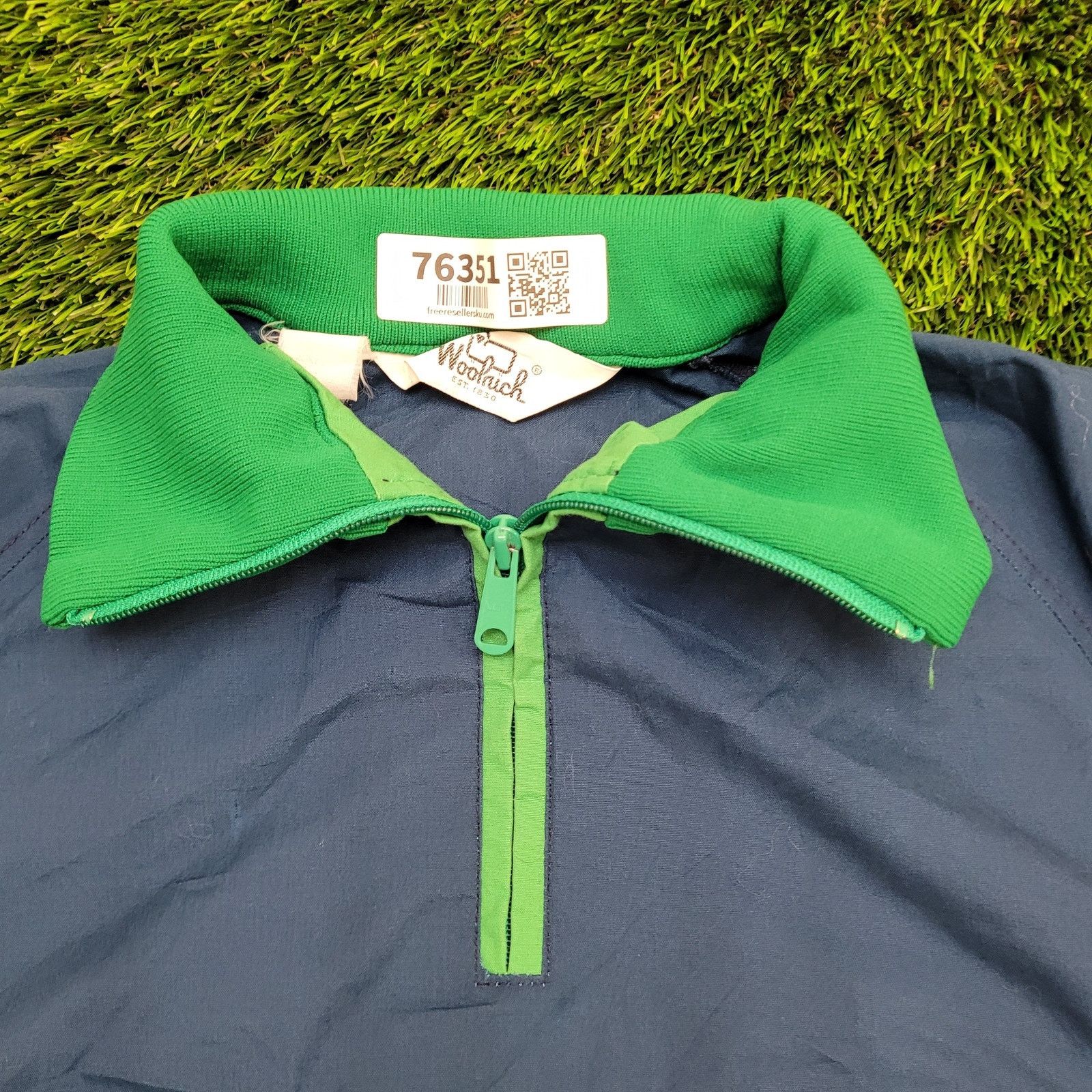 Woolrich Woolen Mills VTG 80s Woolrich Pullover Windbreaker Anorak Jacket Small Size US S / EU 44-46 / 1 - 2 Thumbnail