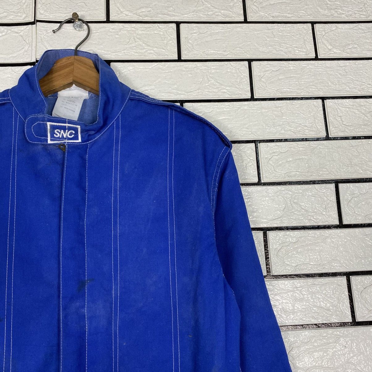 Japanese Brand Combinaisons SNC Paris Coverall Racing Big Logo Made France Size US 32 / EU 48 - 8 Thumbnail