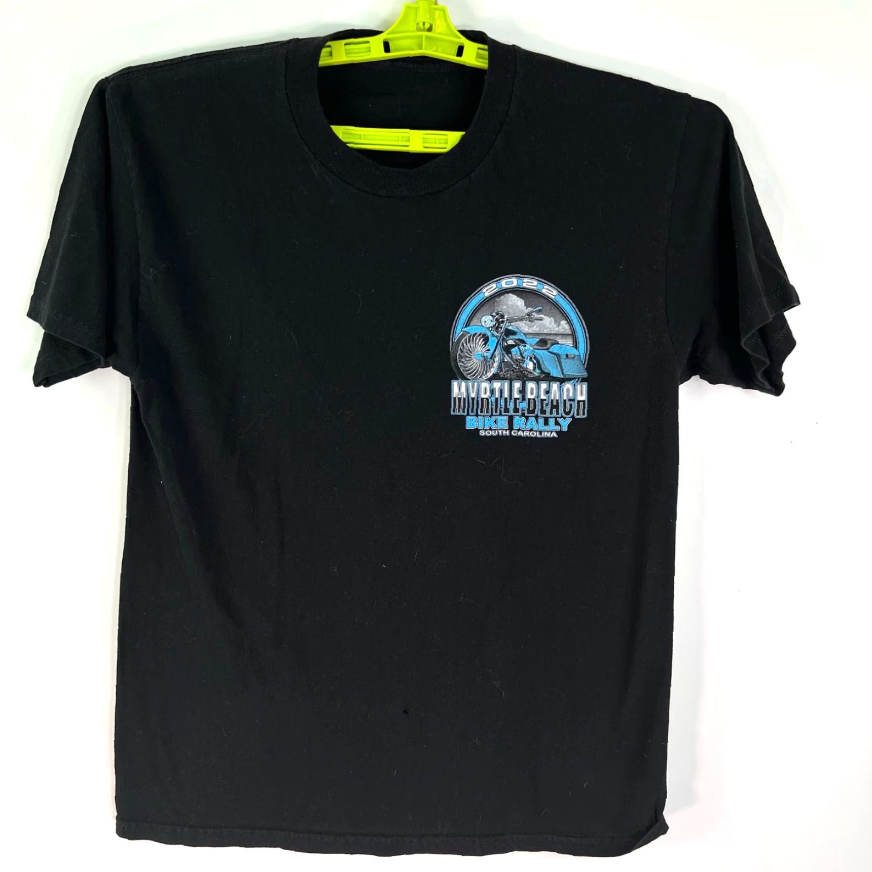 Vintage Myrtle Beach Motorcycle Rally 2012 Adult Size M Black Distressed T-Shirt Mens Size US M / EU 48-50 / 2 - 2 Thumbnail
