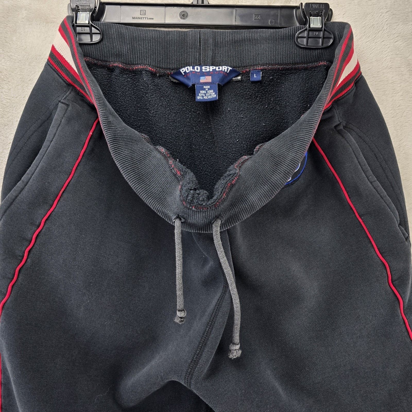 Polo Ralph Lauren Vtg Polo Sport Ralph Lauren Jogger Sweatpants Large Logo Size US 34 / EU 50 - 5 Thumbnail