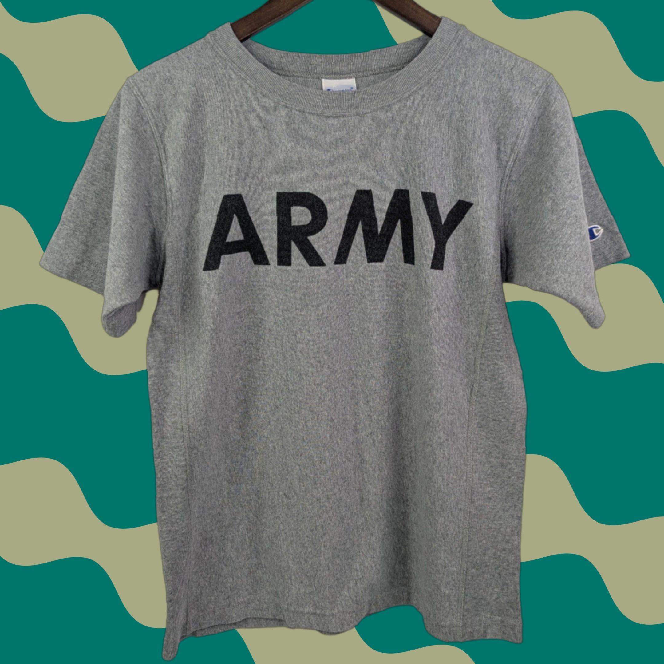 Champion Champion Short Sleeve T-Shirt Army Heavyweight Reverse Weave M Men Gray Size US M / EU 48-50 / 2 - 1 Thumbnail