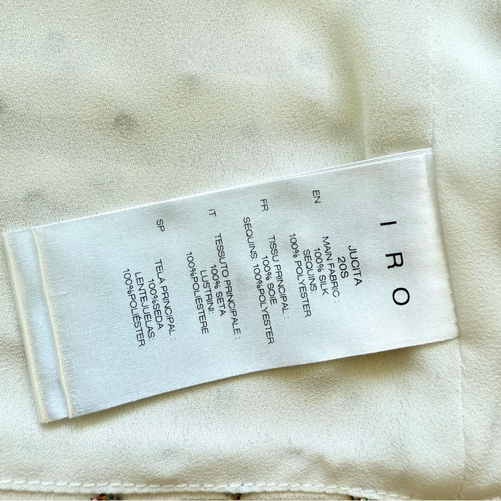 Iro NWT!!! IRO women silk top size 34 FR or XS Retail 350$ Size XS / US 0-2 / IT 36-38 - 8 Thumbnail