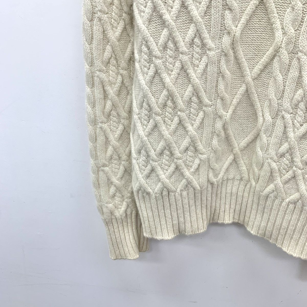 Dior Dior Cable Knit Cashmere Long Sleeve Sweater K26WX Size US S / EU 44-46 / 1 - 4 Thumbnail