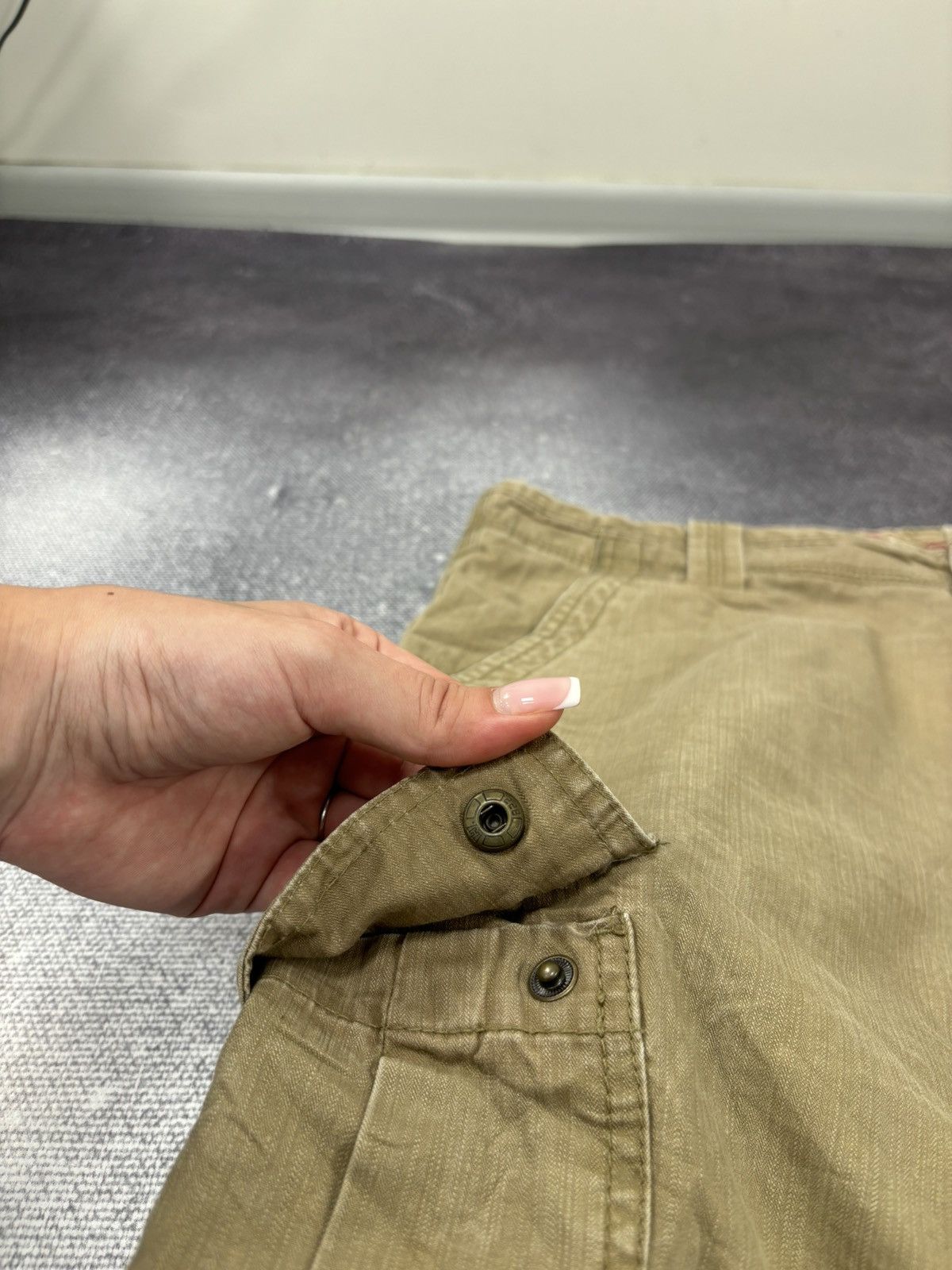 Dockers Vintage Dockers Y2K Utility Military Style Hype Cargo Shorts Size US 36 / EU 52 - 5 Thumbnail