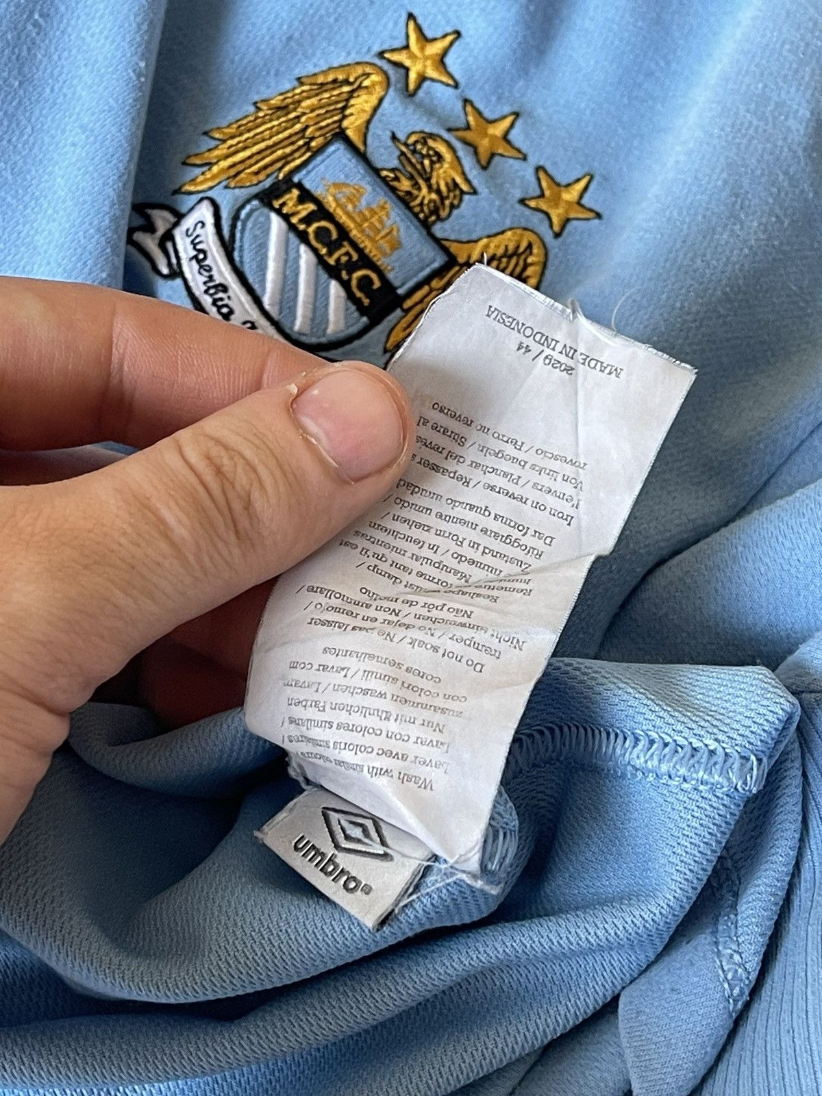 Umbro Umbro Manchester City vintage soccer jersey Size US M / EU 48-50 / 2 - 7 Thumbnail