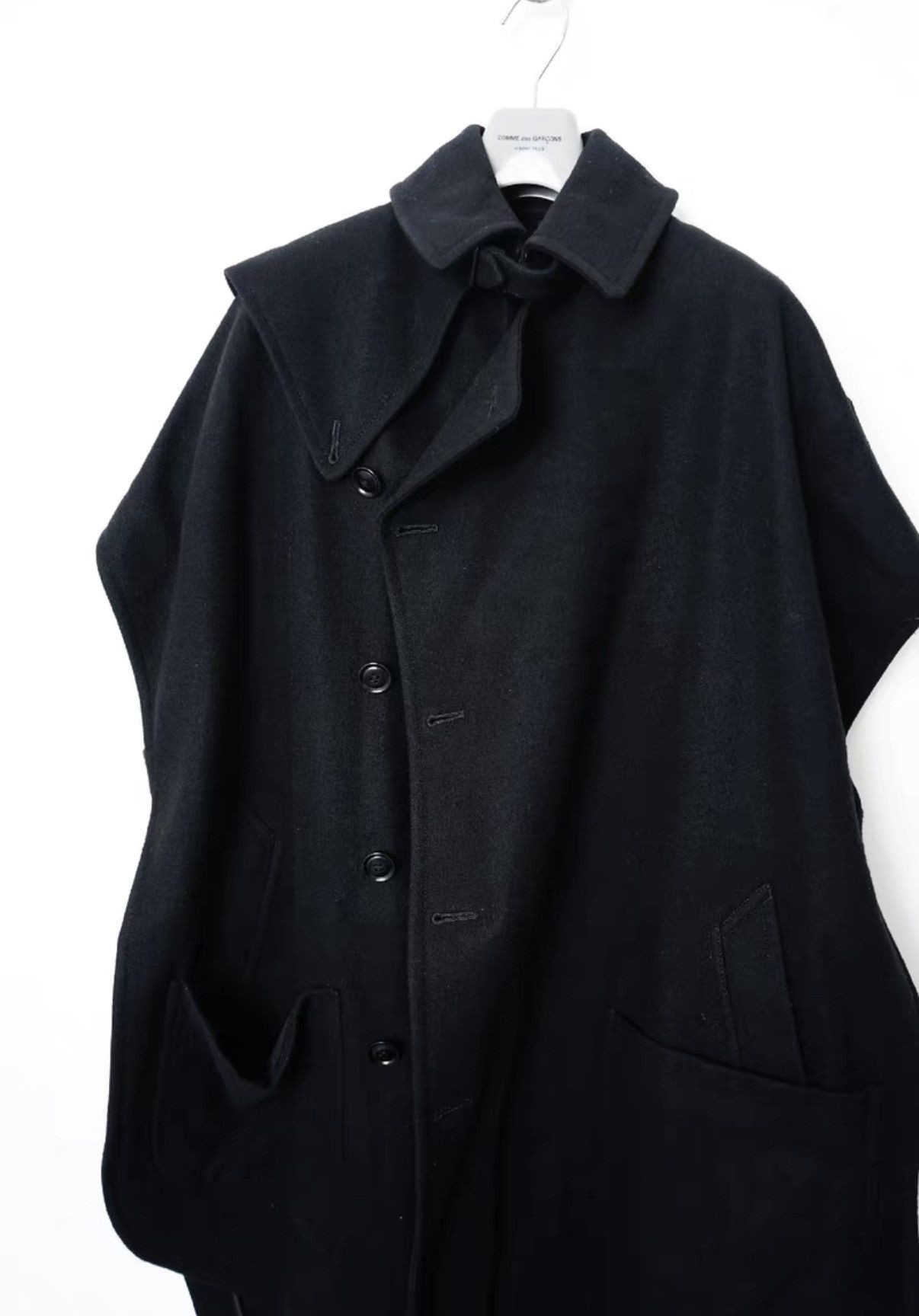Yohji Yamamoto Yohji Yamamoto Y's Fall/Winter Wool Cape Coat Size US M / EU 48-50 / 2 - 3 Thumbnail