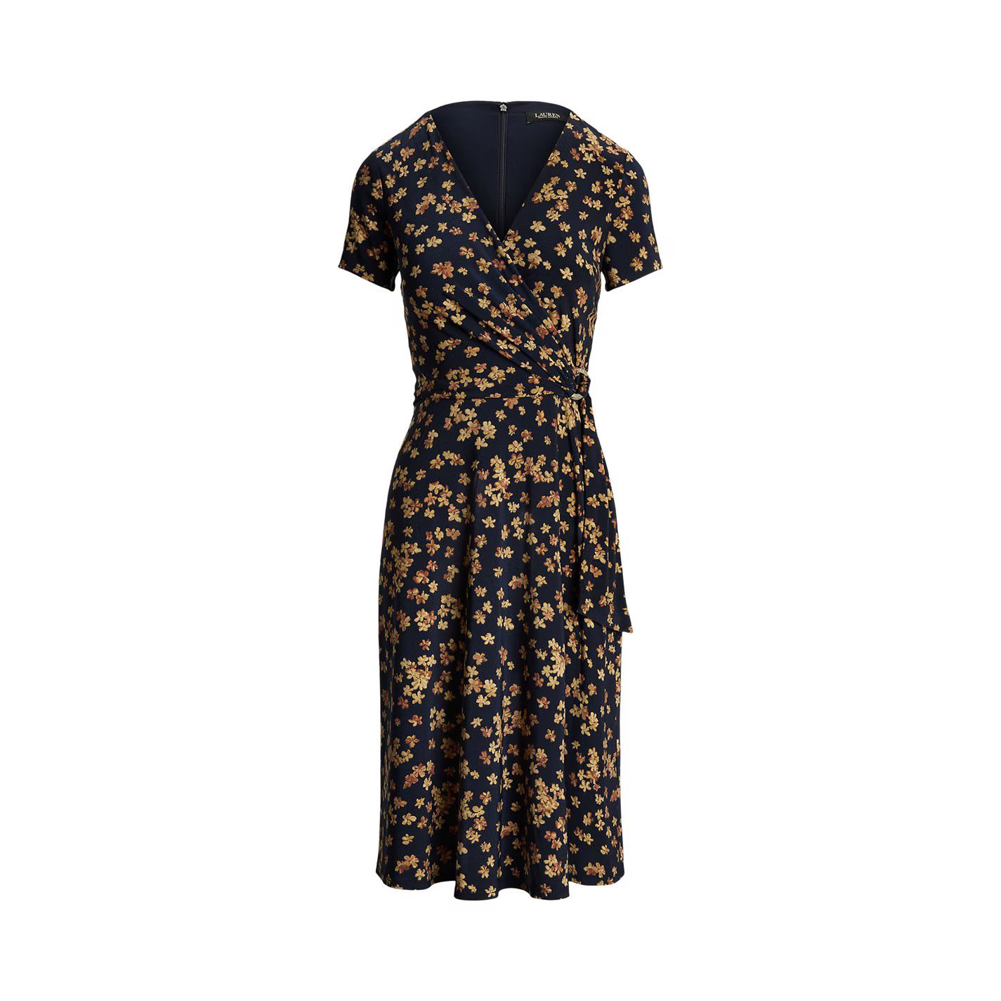 Lauren Ralph Lauren o1g2r1mq0825 Karlee Midi Dress in Multicolor Size XS / US 0-2 / IT 36-38 - 1 Thumbnail