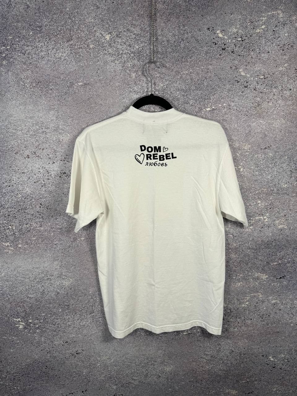 DOMREBEL Dom Rebel Montreal Graphic Print LOVE White T-Shirt Small Size US S / EU 44-46 / 1 - 11 Thumbnail