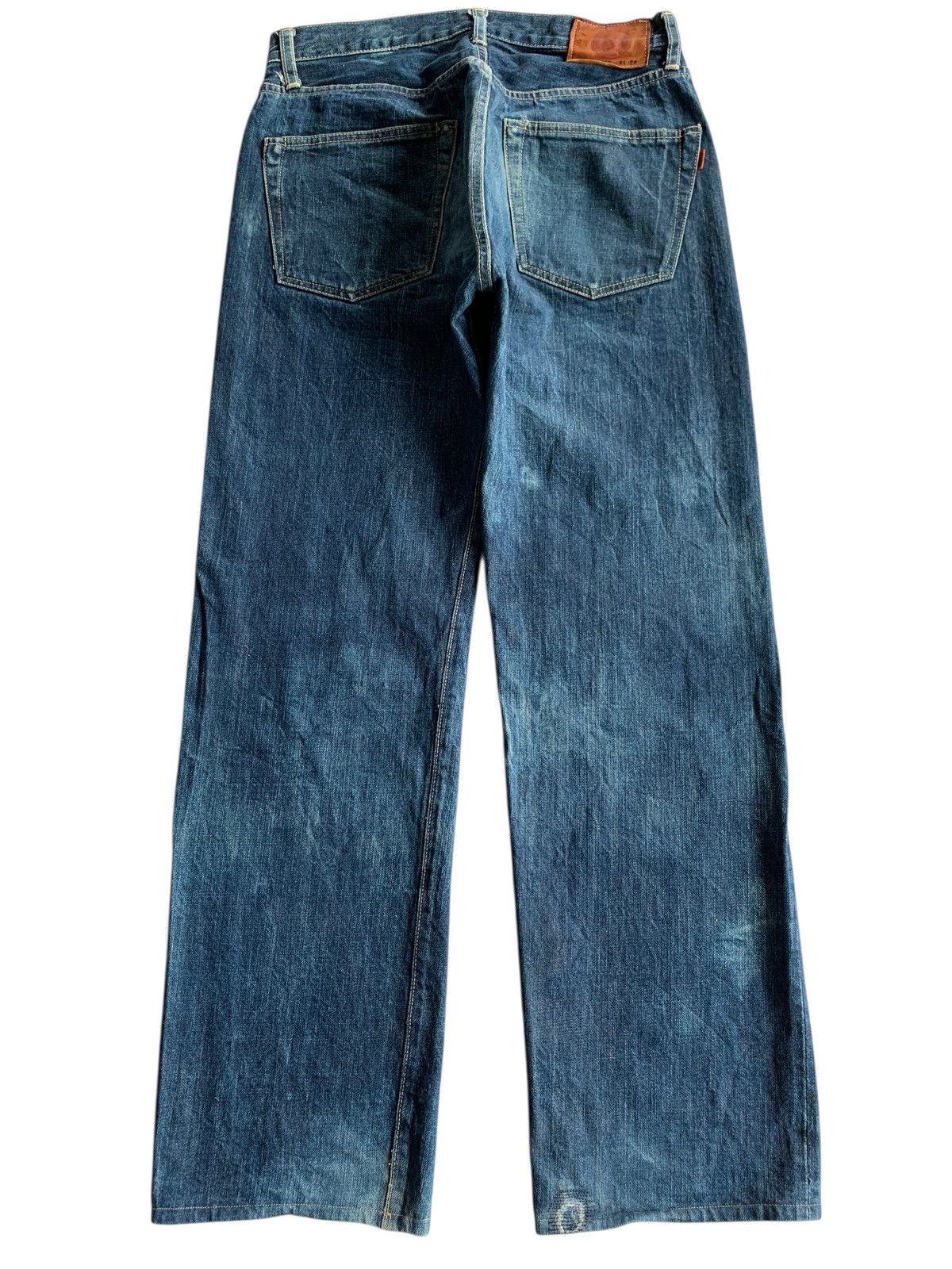 Kapital VINTAGE OMNIGOD JAPANESE BUTTON FLY SELVEDGE DISTRESSEDDENIM Size US 30 / EU 46 - 2 Thumbnail