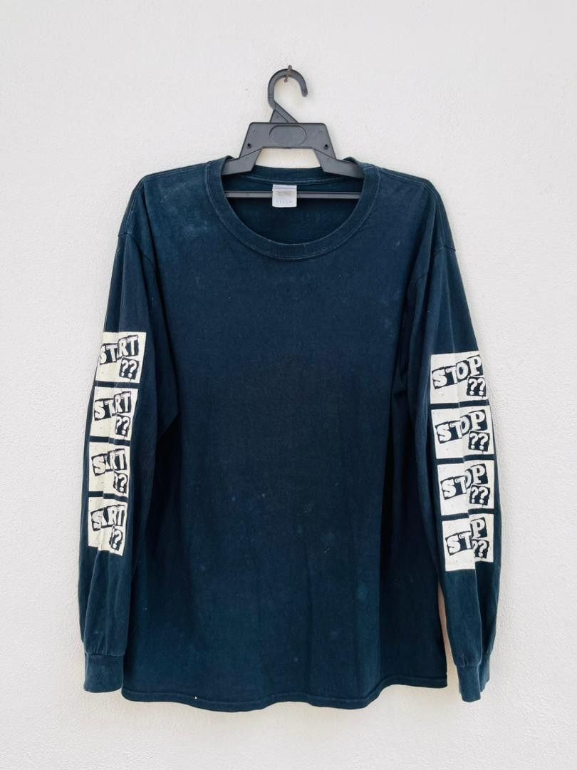 Japanese Brand × Vintage Vintage Start Stop Full Sleeve Streetwear Fashion Style Size US L / EU 52-54 / 3 - 1 Thumbnail