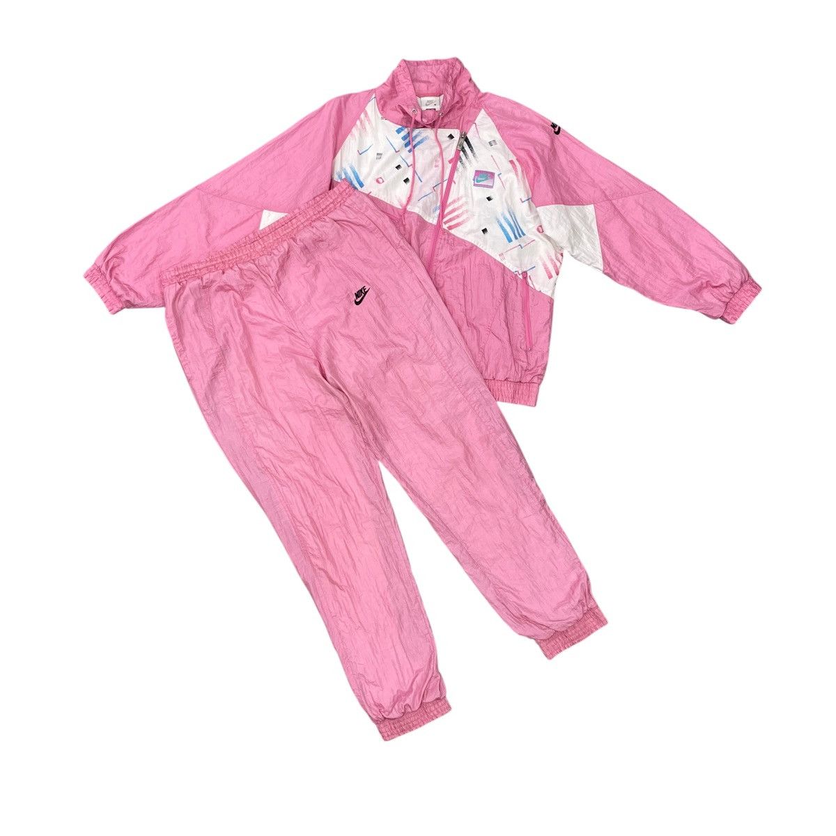 Vintage Nike Challenge Court Women Track Suit Pants Jacket