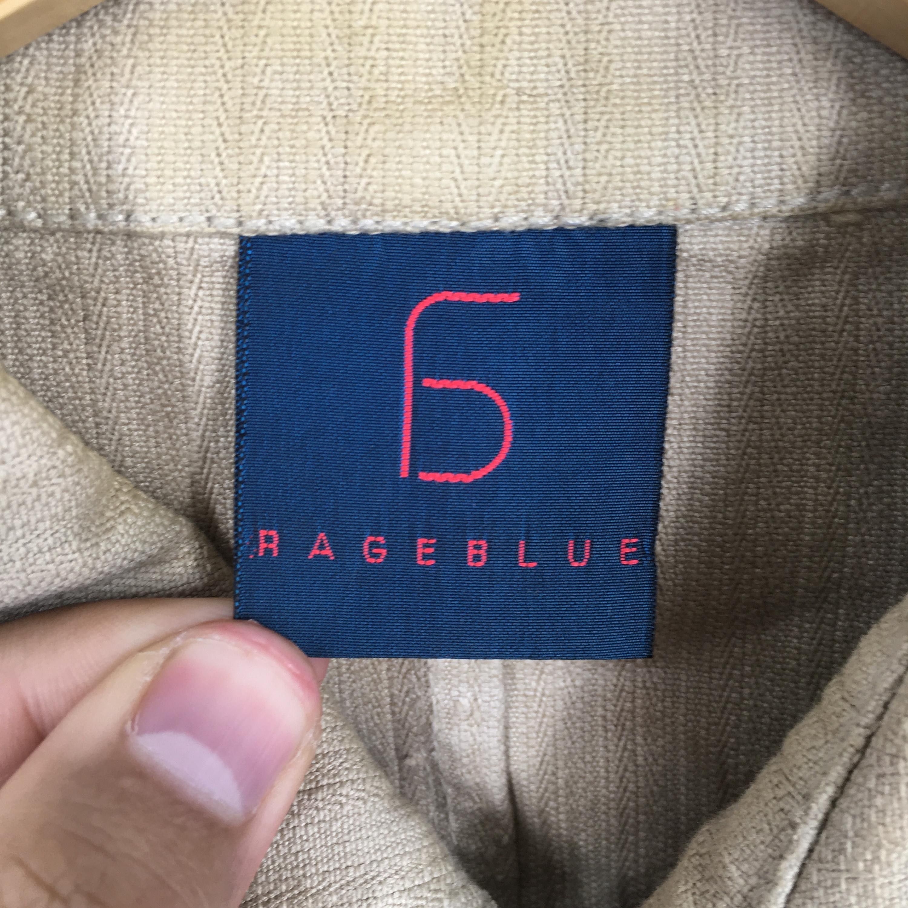 RAGEBLUE Vintage 90s Rageblue Japanese Workers Beige Jacket Medium Size US M / EU 48-50 / 2 - 6 Thumbnail