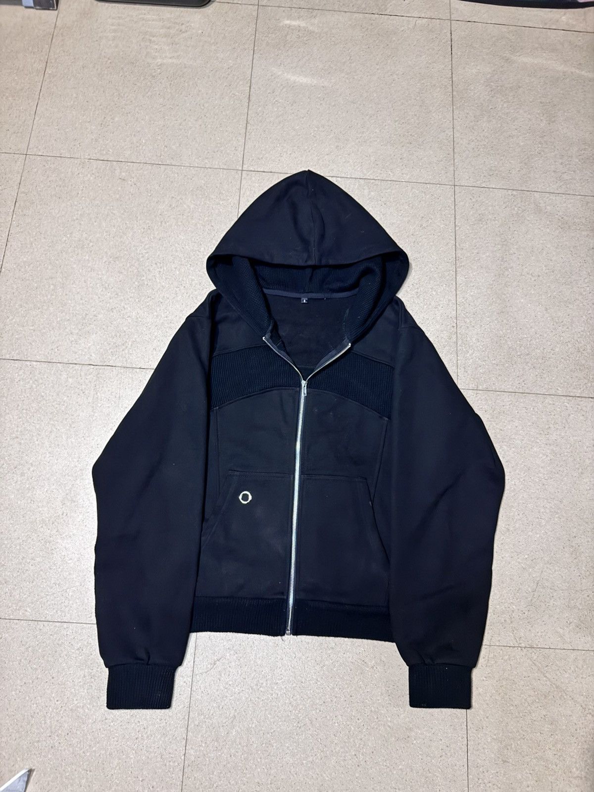 トップス 2000s L.G.B. PK-TIPI Deformation Hoodie L.G.B (Le Grand Bleu) Cross Boxer/PK Fur Hood Sweatshirt