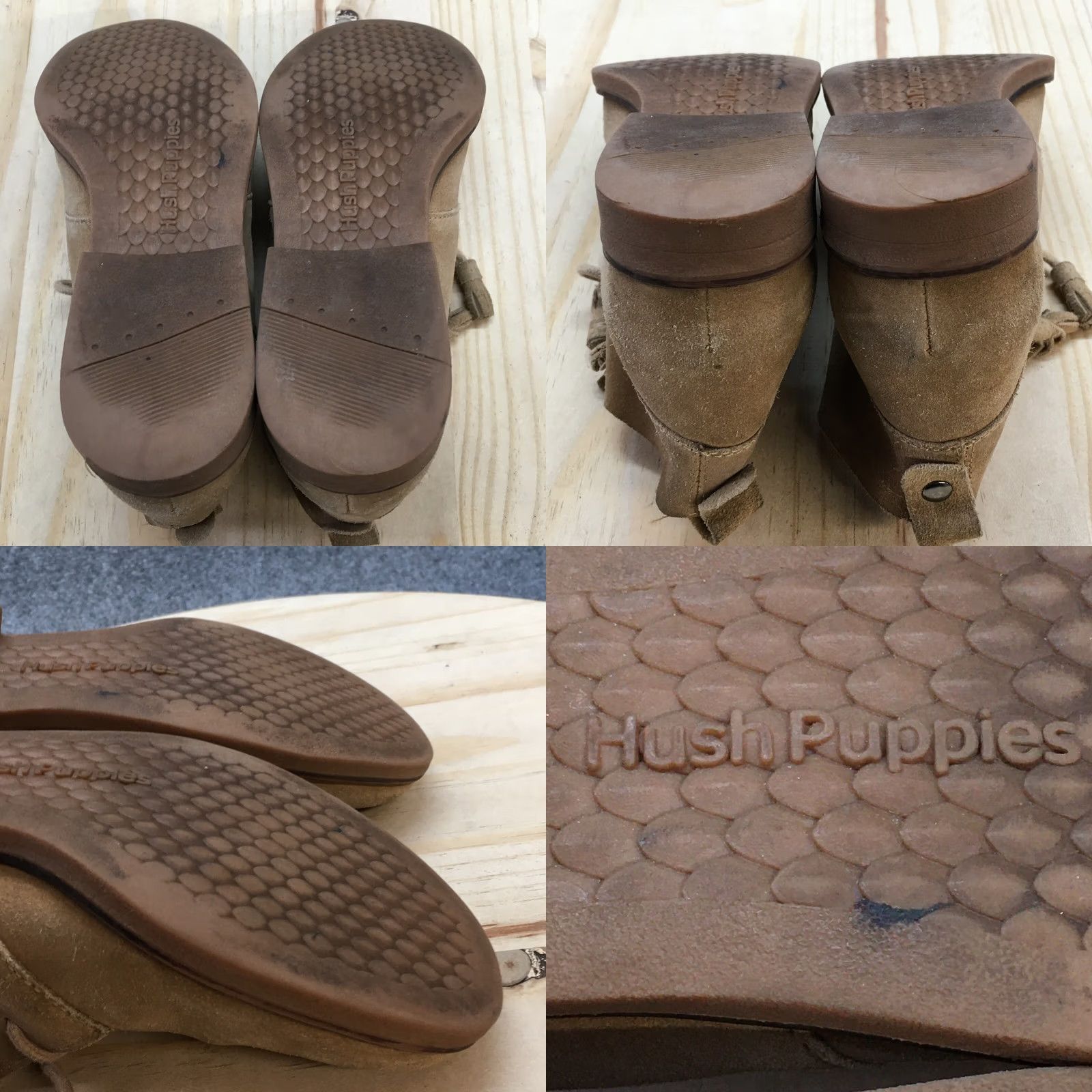 Hush Puppies Hush Puppies Moyen Tassels Ankle Boots Womens 6.5 Brown Leather Lace Up Casual Bootie Size US 7 / IT 37 - 8 Thumbnail