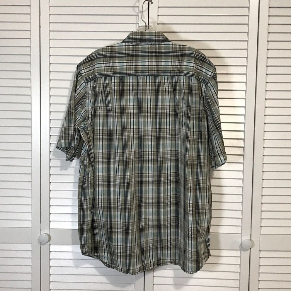 Carhartt Carhartt Force Gray White Plaid Fast Dry Shirt Men L Size US L / EU 52-54 / 3 - 2 Thumbnail