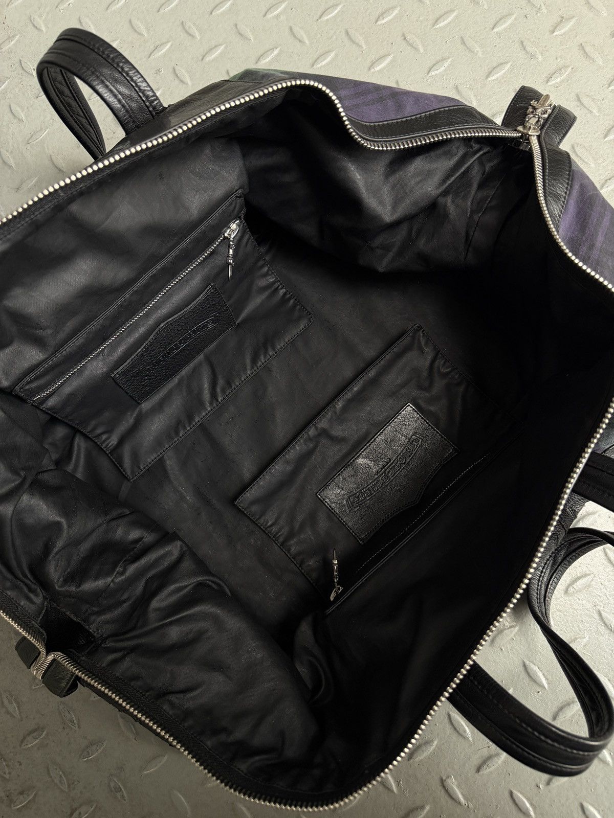Chrome Hearts Chrome Hearts Nylon & Leather Cross Patch Duffel Bag Size ONE SIZE - 7 Thumbnail