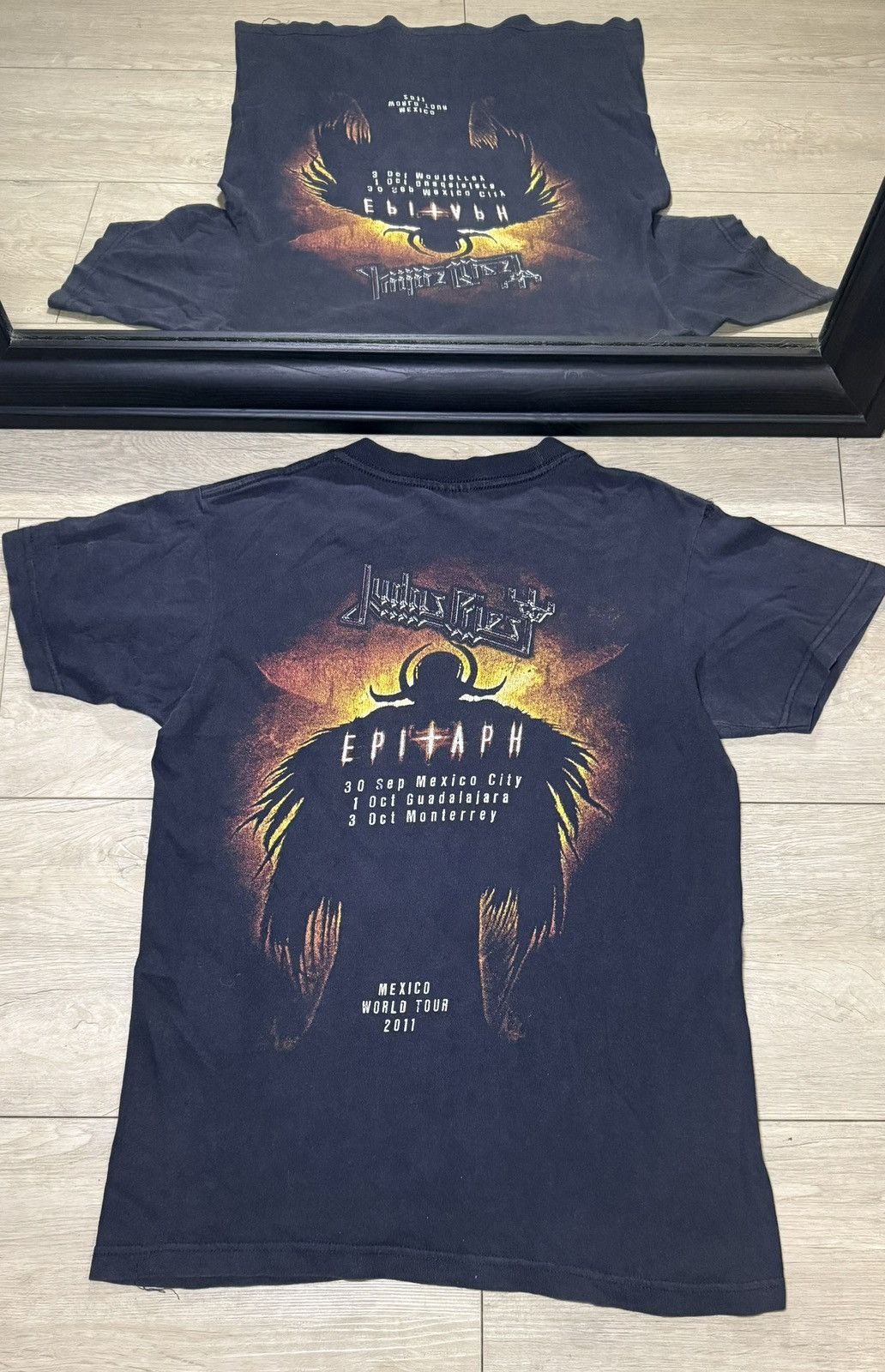 Giant Y2K 2000s Judas Priest “Epitaph Jumbo” Tour All Over Print S Size US S / EU 44-46 / 1 - 2 Thumbnail