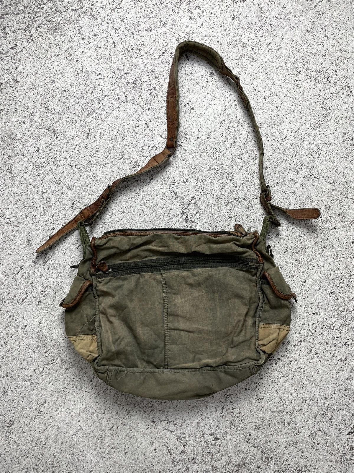Kapital 2000s Gosh Military Patchwork Sashiko Sling Bag Kapital Styl Size ONE SIZE - 6 Thumbnail