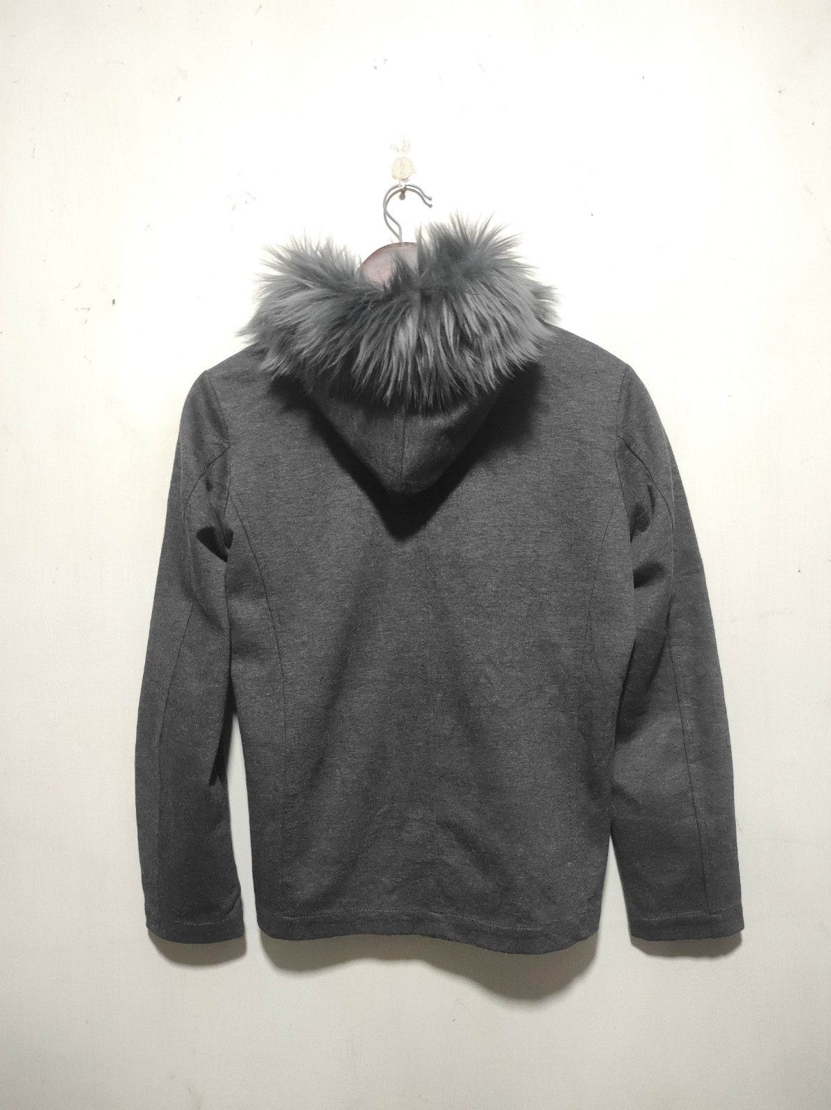 Japanese Brand RageBlue Asymmetrical zip fur hoodie LGB style Size US S / EU 44-46 / 1 - 12 Thumbnail