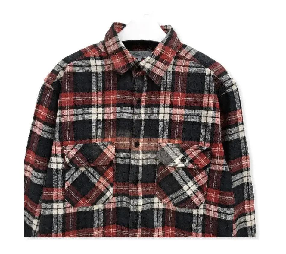 Japanese Brand Japanese Brand Anti-Label Plaid Tartan Flannel Shirt 👕 Size US M / EU 48-50 / 2 - 2 Thumbnail