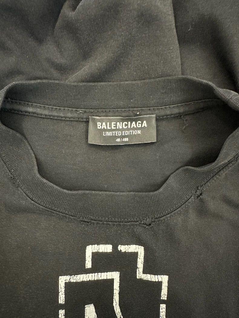 Balenciaga Balenciaga Rock Band Limited Edition Collab Short Sleeve T Size US XXS / EU 40 - 4 Thumbnail